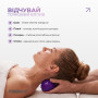 Массажный мячик EasyFit Goober с шипами фиолетовый