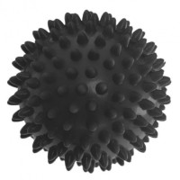 Массажный мячик EasyFit PVC 7.5 см жесткий Черный