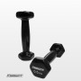 Гантель для фитнеса 0.5 кг EasyFit с виниловым покрытием черная