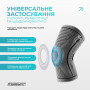 Бандаж (наколенник) ортопедический для коленного сустава с ребрами жесткости и силиконовой вставкой (серый). Размер S Бандаж (наколенник) ортопедический для коленного сустава с ребрами жесткости и силиконовой вставкой (серый). Размер S