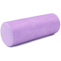 Массажный ролик EasyFit Foam Roller 30 см Сиреневый