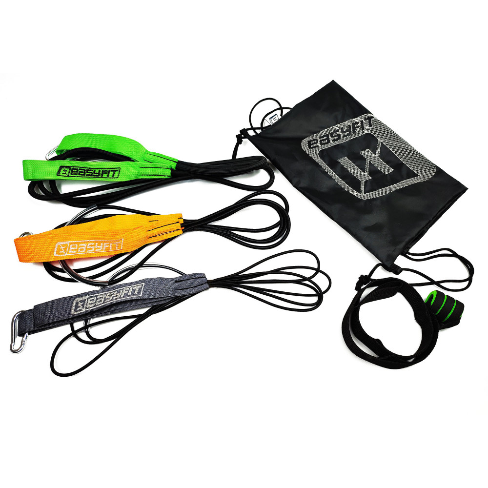 Резиновые петли-эспандер EasyFit 1-40 кг Резиновые петли-эспандер EasyFit 1-40 кг