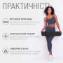Коврик для йоги и фитнеса EasyFit TPE+TC 6 мм двухслойный черный-красный