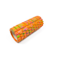 Масажний ролик EasyFit Grid Roller 33 см v.1.1 (Multi) Помаранчевий