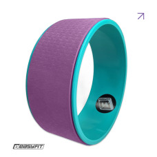 Колесо для йоги EasyFit TPE 33 см бузково-м’ятне
