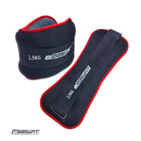 Утяжелители EasyFit Comfort 2,5 кг для ног и рук с металлом (пара)