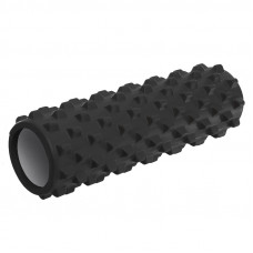 Массажный ролик Way4You Foam Roller Deep Tissue 45 см Черный