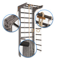 Спортивный уголок SportBaby «Kinder Loft 3-220»