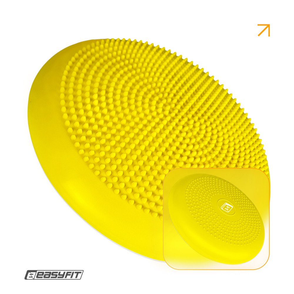 Балансувальна масажна подушка EasyFit жовта Балансувальна масажна подушка EasyFit жовта