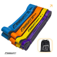 Набор двухслойных резинок для подтягиваний EasyFit Premium 7-63 кг (4 шт)