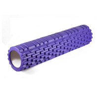 Масажний ролер EasyFit Grid Roller 60 см v.3.1 Фіолетовий
