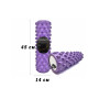 Массажный ролик EasyFit Grid Roller PRO 45 см Фиолетовый
