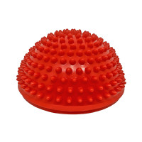 Полусфера массажная киндербол EasyFit 16 см мягкая красная
