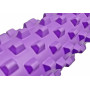Массажный ролик EasyFit Grid Roller PRO 45 см Фиолетовый