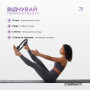 Кольцо для пилатеса EasyFit черное Кольцо для пилатеса EasyFit черное