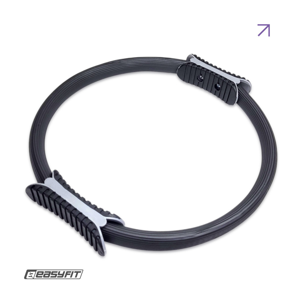 Кольцо для пилатеса EasyFit черное Кольцо для пилатеса EasyFit черное