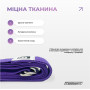 Ремінь для йоги EasyFit з петлею (фіолетовий)