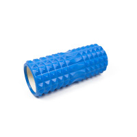 Массажный ролик EasyFit Grid Roller 33 см v.1.2 Синий