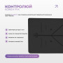 Килимок для йоги професійний EasyFit Pro каучук 5 мм Чорний