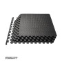 Татами мат EasyFit SwallowTail 4 шт (60х60х1 см) пазл ласточкин хвост с бортиком