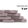 Татами мат EasyFit SwallowTail 4 шт (60х60х1 см) пазл ласточкин хвост бежевый