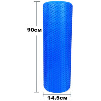 Массажный ролик EasyFit Foam Roller 90 см Синий