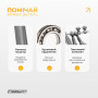 Скоростная скакалка EasyFit Aluminium со стальным тросом и алюминиевыми ручками серая Скоростная скакалка EasyFit Aluminium со стальным тросом и алюминиевыми ручками серая