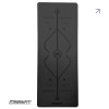 Коврик для йоги профессиональный EasyFit Pro каучук 5 мм Черный