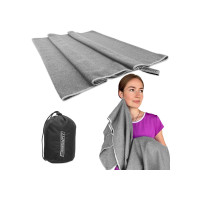 Полотенце из микрофибры 140х60 см EasyFit SilverWing в сумочке