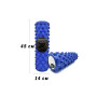 Массажный ролик EasyFit Grid Roller PRO 45 см Синий