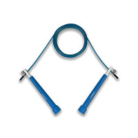 Скоростная скакалка EasyFit Speed Cable Rope 3 м для похудения, синяя
