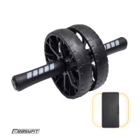 Ролик для пресса EasyFit BLM двойной черный