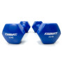 Гантель для фитнеса 5.0 кг EasyFit с виниловым покрытием синяя