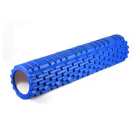 Масажний ролер EasyFit Grid Roller 60 см v.3.1 Синій