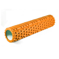 Массажный роллер EasyFit Grid Roller 60 см v.3.1 Оранжевый