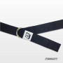 Ремень для йоги EasyFit с петлей (черный) Ремень для йоги EasyFit с петлей (черный)