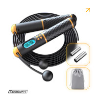 Розумна скакалка EasyFit SmartRope 3 м з обважнювачами (бездротова)