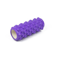 Массажный ролик EasyFit Grid Roller - Extreme 33 см Фиолетовый
