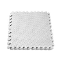 Татами мат EasyFit SwallowTail 4 шт (60х60х1 см) пазл ласточкин хвост белый