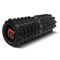 Массажный ролик EasyFit Solid Roller v.1.2s 33х13 см черный