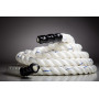 Канат тренувальний для кросфіту 15 м Battle Rope White WCG 50х15