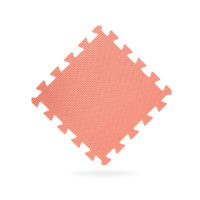 Мат-пазл дитячий WCG EVA 30×30×1 см, 1 шт., персиковий