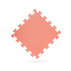 Мат-пазл дитячий WCG EVA 30×30×1 см, 1 шт., персиковий