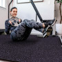 Мат-пазли DualMat 60×60×2 см (чорний/фіолетові вкраплення), комплект 4 шт Мат-пазли DualMat 60×60×2 см (чорний/фіолетові вкраплення), комплект 4 шт