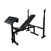 Скамья Для Жима Со Стойками Magnus 003 Регулируемая С Партой Скотта