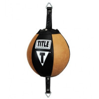 Пневмогруша на резинках TITLE Vintage Leather Double Speed Bag
