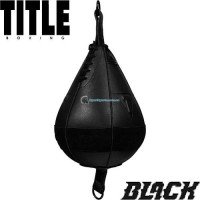 Пневмогруша на резинках Title Black Double End Bag 2.0