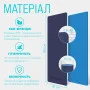 Килимок для йоги та фітнесу EasyFit TPE+TC 6 мм двошаровий синій-блакитний