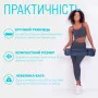 Килимок для йоги та фітнесу EasyFit TPE+TC 6 мм двошаровий синій-блакитний