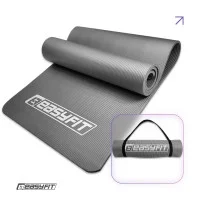 Коврик для фитнеса и йоги EasyFit NBR 10 мм Серый